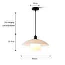 Ljojo LED Chandelier: Modern Flying Saucer Pendant Lamp for Dining, Study, Hotel, Bar