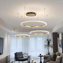 Modern Ring LED Pendant Light for Living Room by Ljojo - Stylish Chandelier for Home Decor