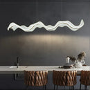 Modern Acrylic Streamer Led Pendant Lights for Living Dining Room Chandelier by Ljojo