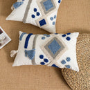 Boho Loop Tufted Tassel Pillow Cover for Home Decor by Ljojo