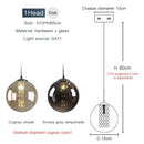 2025 Glass Ball Chandelier Spiral Light G4 Led - Modern Villa Lighting by Ljojo