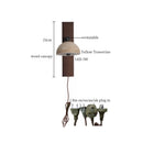 Ljojo LED Wall Lights: Mid Century Modern, Pull Chain Switch, Adjustable Angle, Living Room, Bedside Lamps