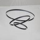 Ljojo LED Circle Pendant Lights for Living Room with Remote Control