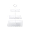 Ljojo 3-Layer Fruit Tray for Party Desserts, Snacks, and Fruits