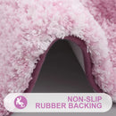 Ljojo Luxury Microfiber Bathroom Rug - Extra Soft, Thick & Non-Slip Plush Bath Mat