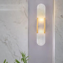 Ljojo Marble Chandelier: Modern Suspended Linear Alabaster design for Elegant Lighting