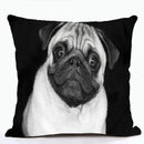 French Bulldog & Pug Dog Pillowcase by Ljojo - Decorative Animal Polyester Cushion Cover