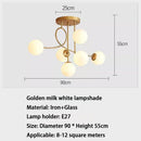 Natural Nordic Magic Bean Pendant Light Fixture for Bedroom Living Room Restaurant by Ljojo