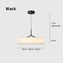 Ljojo LED Cloth Pendant Chandelier for Home Decor Dining Bedroom