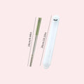 Ljojo 316 Stainless Steel Chopsticks Pair With Box, Anti-Slip Reusable Sushi Stick