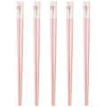 Ljojo Love Alloy Chopsticks Set - Non-Slip, Healthy, Korean Style, 5 Pairs