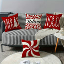 Ljojo Merry Christmas Pillow Cover for Festive Home Decor