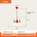 Nordic LED Pendant Lights Colorful Bubbles Beans Chandelier for Living Room by Ljojo