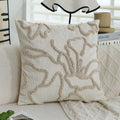 Boho Floral Tufted Cushion Cover 45x45 Pillowcase Home Decor - Ljojo