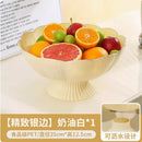 Ljojo Light Luxury Fruit Plate for Living Room Tea Table Snacks and Candy Organization