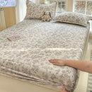 Ljojo 100% Cotton Mattress Protector Cover - Single Piece, Non-slip, Dustproof