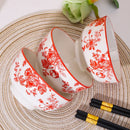 Ljojo 4.5" Ceramic Rice Bowl - Microwave and Oven Safe Kitchen Tableware