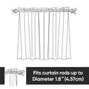 Ljojo Light Brown Floral Jacquard Curtain, European Style for Living Room, Home Balcony.