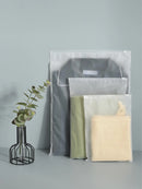 Ljojo 10pcs Transparent Storage Organizer Bag Set for Clothes, Shoes & Underwear