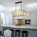 American Vintage Design LED Pendant Light Chandeliers Metal Island Bar Hanging Lamps by Ljojo