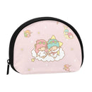 Ljojo Little Twin Stars Coin Purse Wallet for Girls - Fashionable Portable ID Card Storage Bag