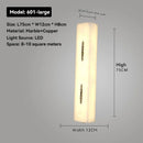 Ljojo Marble Wall Lamp: Designer Natural Copper LED Lighting for Various Rooms