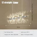 Nordic Crystal Dandelion Chandelier Pendant Light for Kitchen Dining Room by Ljojo