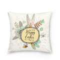 Easter Bunny Polyester Throw Pillow for Home Decor Sofa by Ljojo