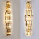 Ljojo Luxury Hotel Lobby Crystal Wall Lamp for Club Hall Living Room Office Indoor Lighting
