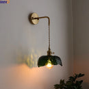 Ljojo LED Copper Wall Light for Bathroom Mirror Hallway Bedroom Glass Lamp