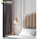 Luxury Colored Stone LED Pendant Light - Calacatta Marble Chandeliers by Ljojo