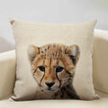 Animal Print Cushion 45x45cm for Sofa, Car Seat & Living Room Decor by Ljojo