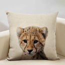 Animal Print Cushion 45x45cm for Sofa, Car Seat & Living Room Decor by Ljojo