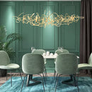 LED Restaurant Chandelier: Modern Nordic Iron Art Tree Chandelier by Ljojo