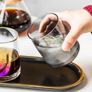 Ljojo 270ML Glass Mug - Modern Simple Style for Tea, Coffee, Juice & Water