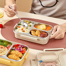 Ljojo Stainless Steel Lunch Box with Compartments - Large Capacity Bento Box