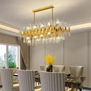 Ljojo Luxury Crystal Chandelier for Villa - Elegant & Simple for Living Room, Dining Room, Bedroom