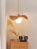 Nordic Wabi-Sabi Paper Hemp Rope LED Pendant Lights Chandelier by Ljojo
