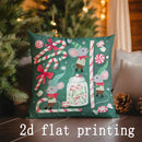 Festive Christmas Cushion Covers by Ljojo - Perfect for Sofa, Bedroom, Car