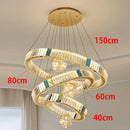Ljojo Luxury Crystal Chandelier for Living Room and Bedroom Lighting
