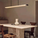 Minimalist Design LED Chandelier: Straight Strip High-End Pendant Light by Ljojo