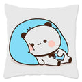 Cute Panda Bears Printed Pillow Case for Sofa Decoration by Ljojo