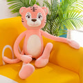 Ljojo Long Legged Animal Plush Toy Pillow - Lion Monkey Leg Doll Clip - Birthday Gift