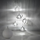 Modern Glass Crystal Chandelier Adjustable Nordic Stairs Light by Ljojo