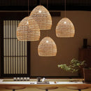 Rattan Pendant Chandelier Ceiling Light by Ljojo™ - Hand Knitted, Modern Design