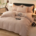 Ljojo 2024 Luxury Cotton Thickened Solid Color Four-Piece Set