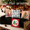 Christmas-themed Ljojo Pattern Cushion Covers for Home Decor - Perfect for Sofa, Bedroom, Car