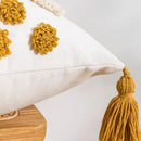 Boho Loop Tufted Tassel Pillow Cover for Home Decor by Ljojo