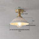 Ljojo LED Ceiling Light: Modern Style, Copper Ceramic, Indoor Home Lighting