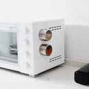 Ljojo Stainless Steel Magnetic Seasoning Box Set Wall-mounted Kitchen Jar